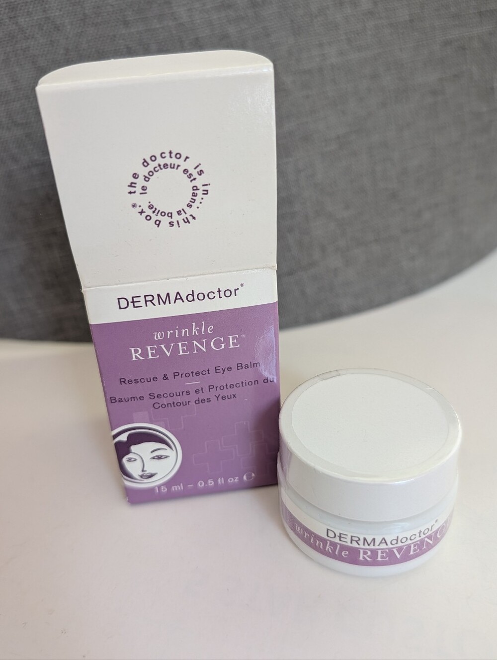 DermaDoctor Wrinkle Revenge Rescue & Protect Hydrating Eye Balm NWT Sealed